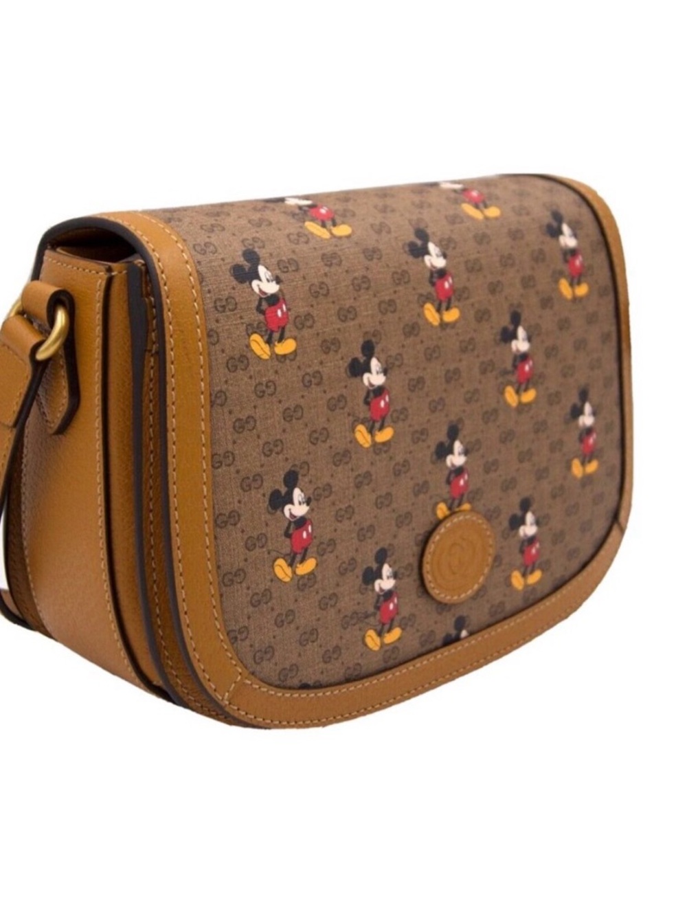 Gucci x Disney Mickey Mouse Small GG Supreme Crossbody Bag - Picture 2 of 13
